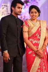 Hero Aadi Wedding Reception Photos